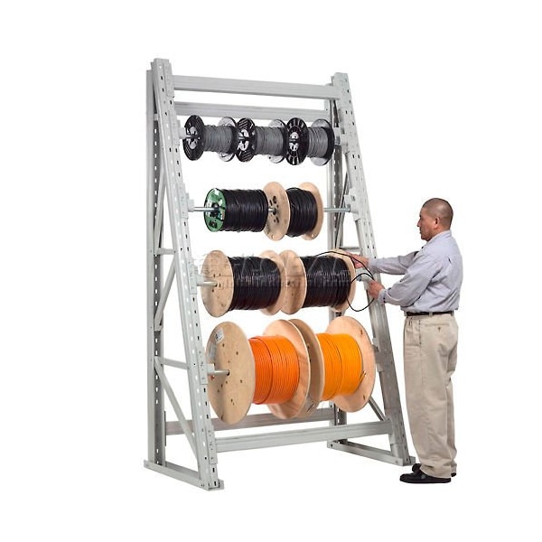 Global Industrial Reel Rack Starter Unit 48inW x 36inD x 96inH 653176 - main